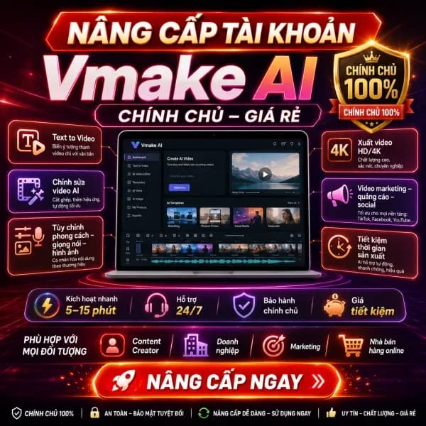 Vmake Plus 3 Ngày